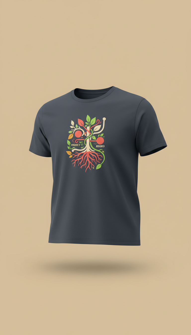 Graphic T-Shirt with Raíces Print